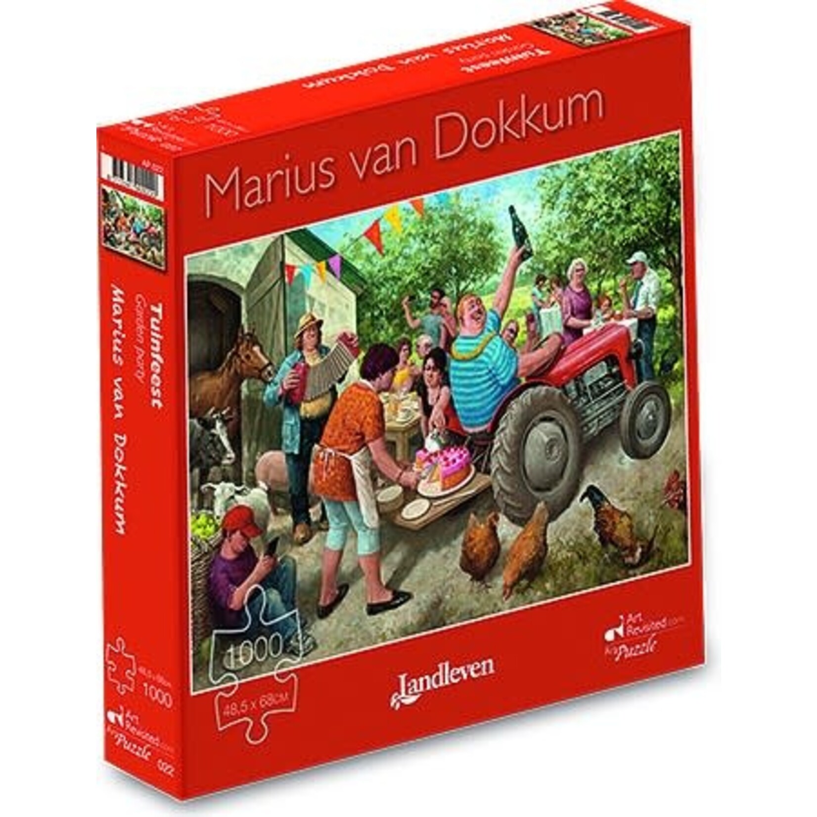 Art Revisited Art puzzel Marius van Dokkum - Tuinfeest (1000 stukjes)
