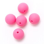 Durable Durable - Siliconen Kralen - Roze (15 mm, 5 stuks)