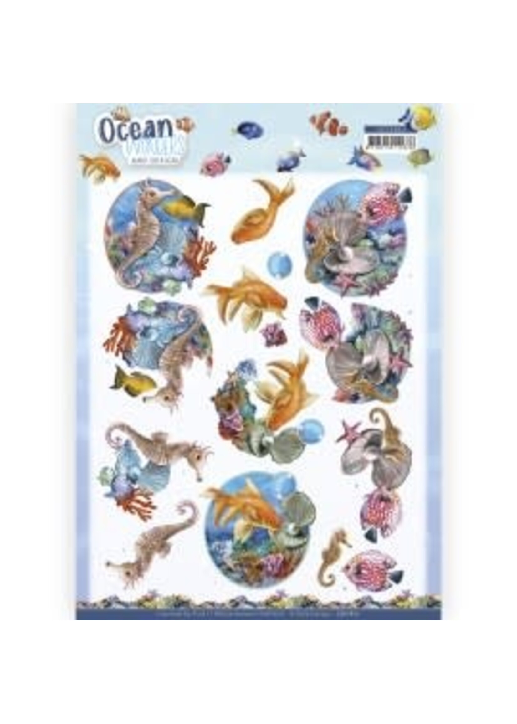 Amy Design 3D Cutting Sheet - Amy Design - Ocean Wonders - Seahorse
