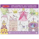 Melissa & Doug Melissa & Doug Jumbo kleurblok prinses en fee