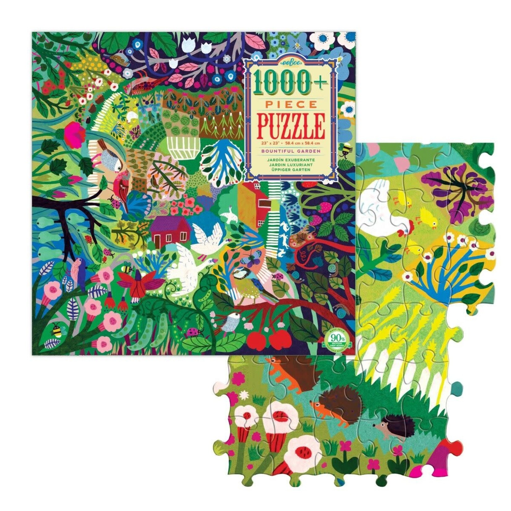 Eeboo Eeboo puzzel Bountiful Garden (1000 stukjes)