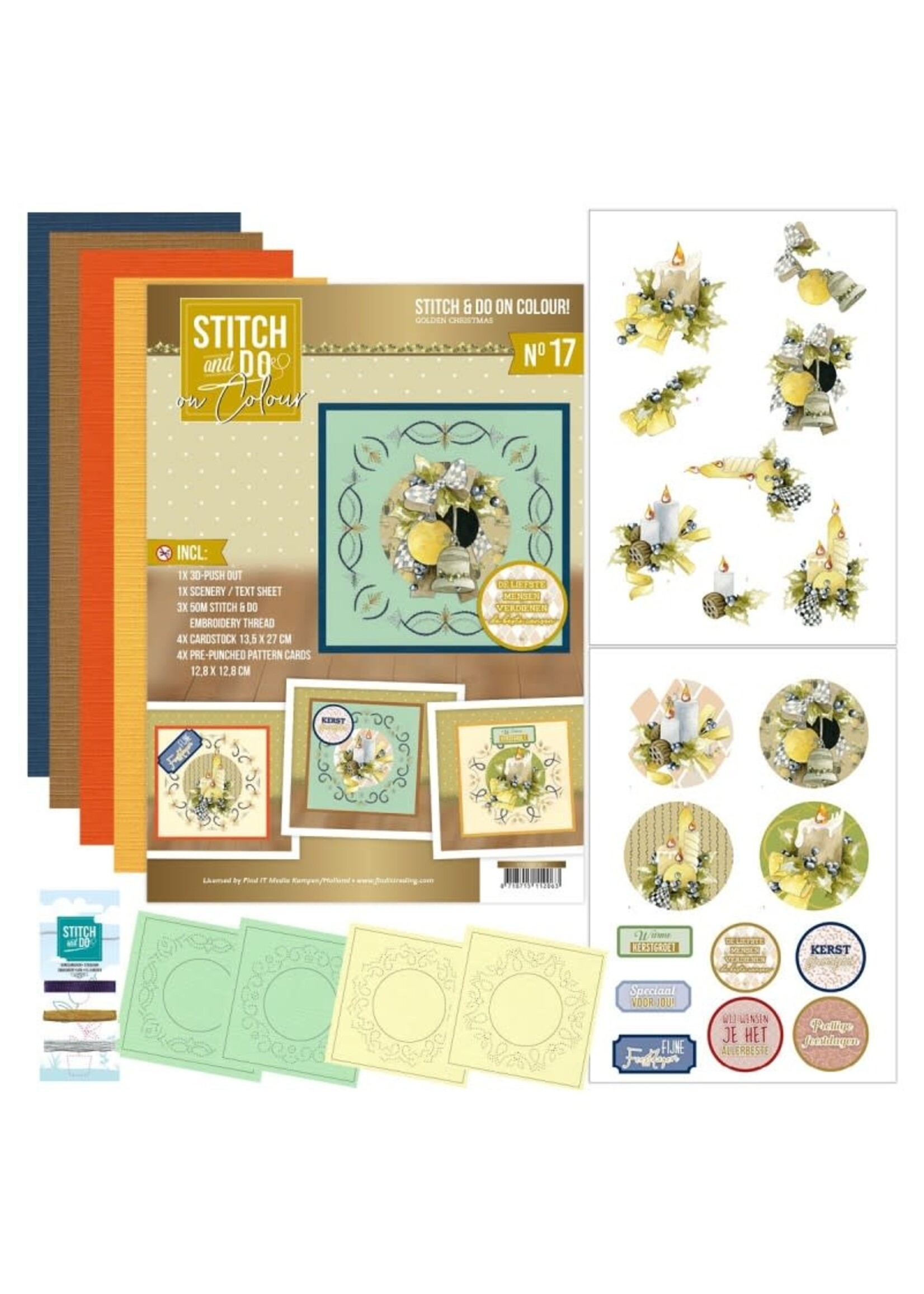 find it Stitch and Do on Colour 17 - Precious Marieke - Golden Christmas