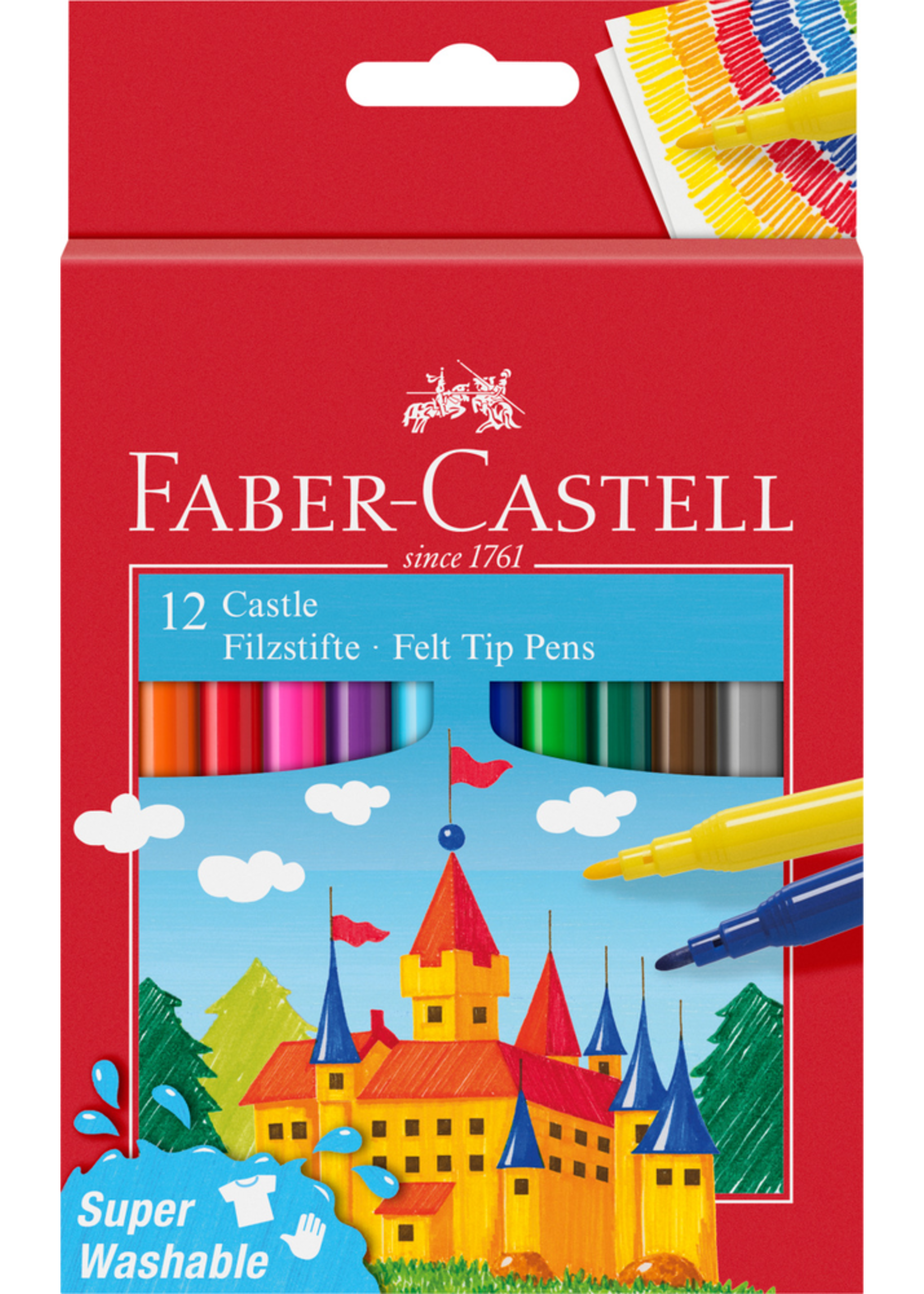 Faber-Castell Faber-Castell Viltstiften (12 stuks)