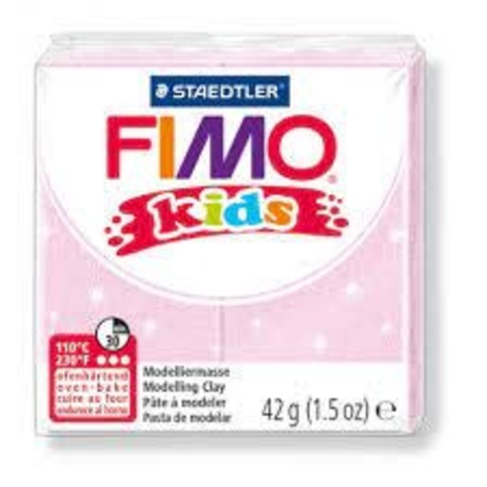 Fimo Fimo - Kids boetseerklei 42 gram Lichtrose