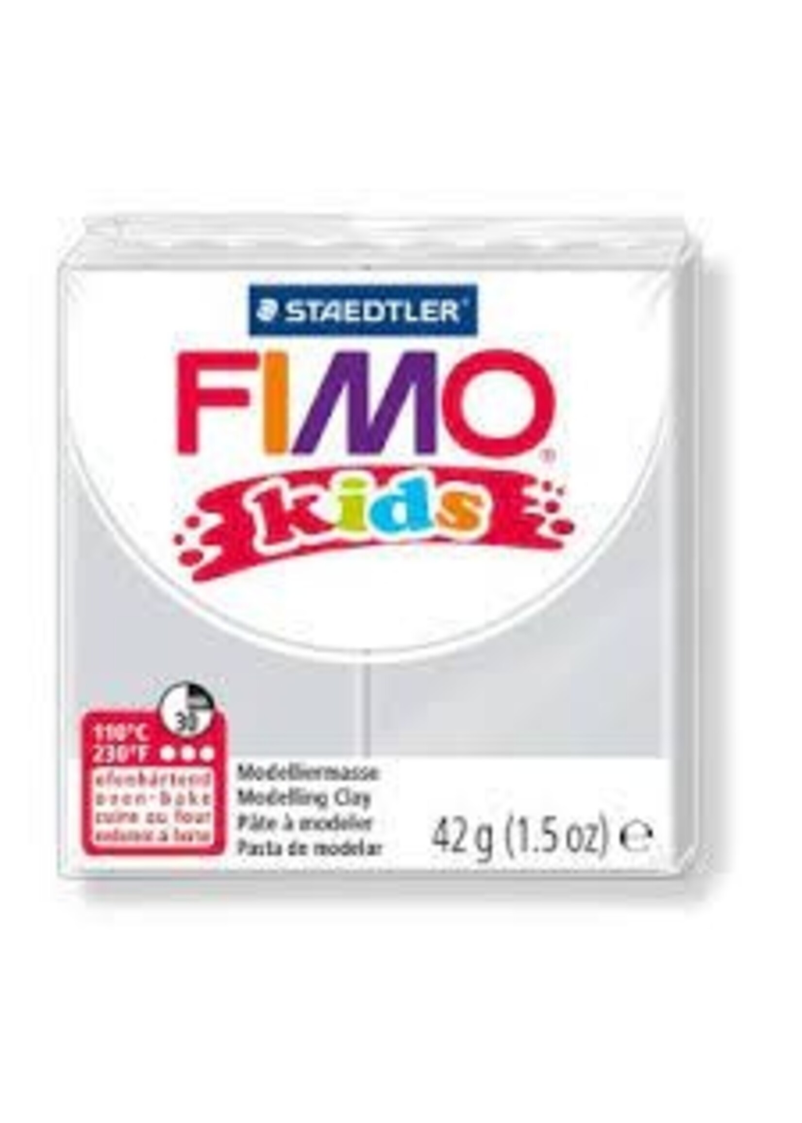 Fimo Fimo - Kids boetseerklei 42 gram Lichtgrijs