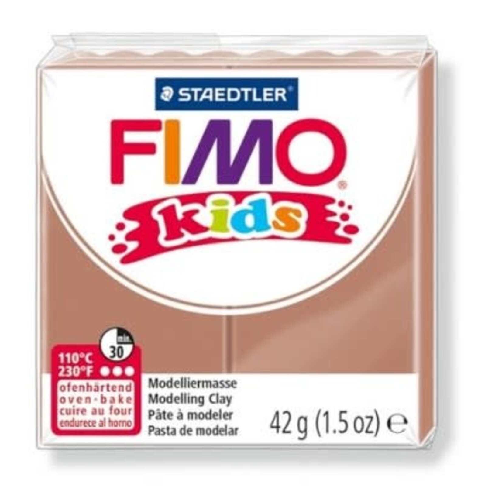 Fimo Fimo - Kids boetseerklei 42 gram Lichtbruin