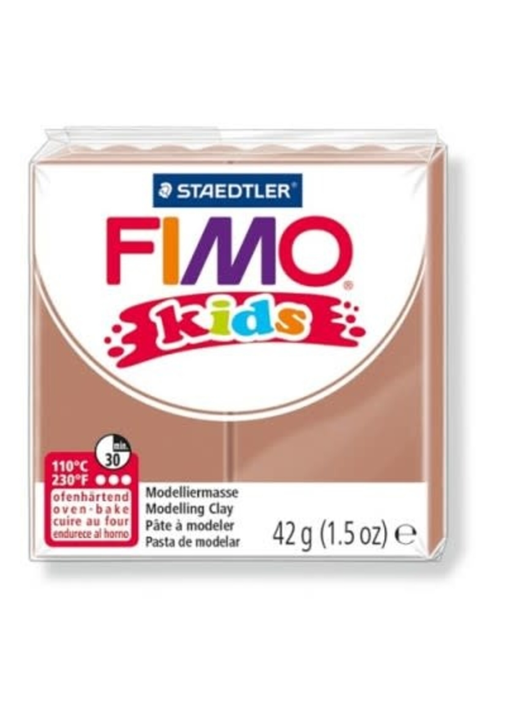 Fimo Fimo - Kids boetseerklei 42 gram Lichtbruin
