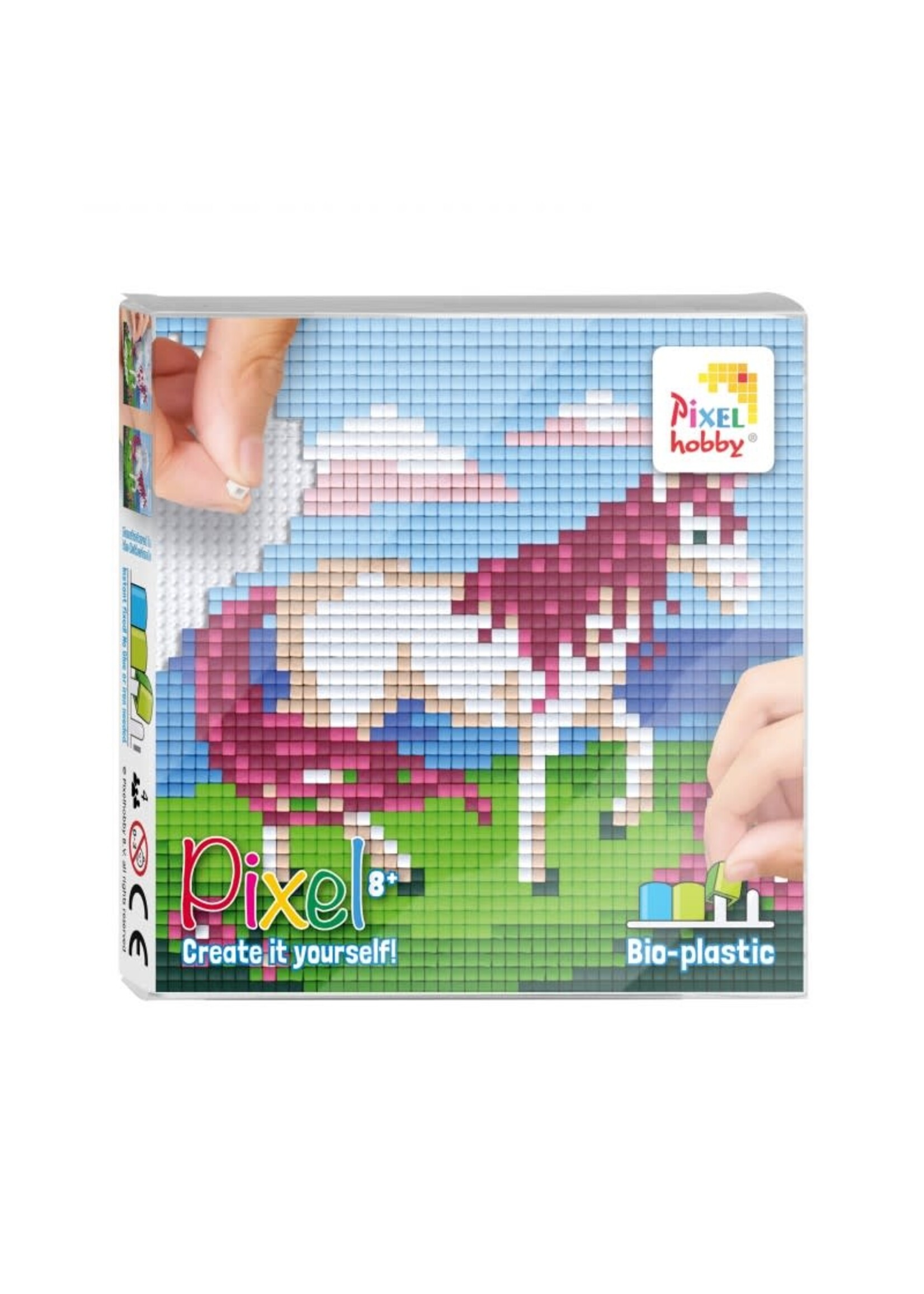 Pixel Pixelhobby - set - Eenhoorn (4 kleine platen)