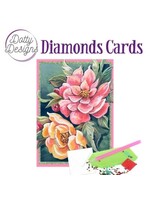 Dotty Designs Dotty Designs - Diamond Cards - Red and Yellow flower