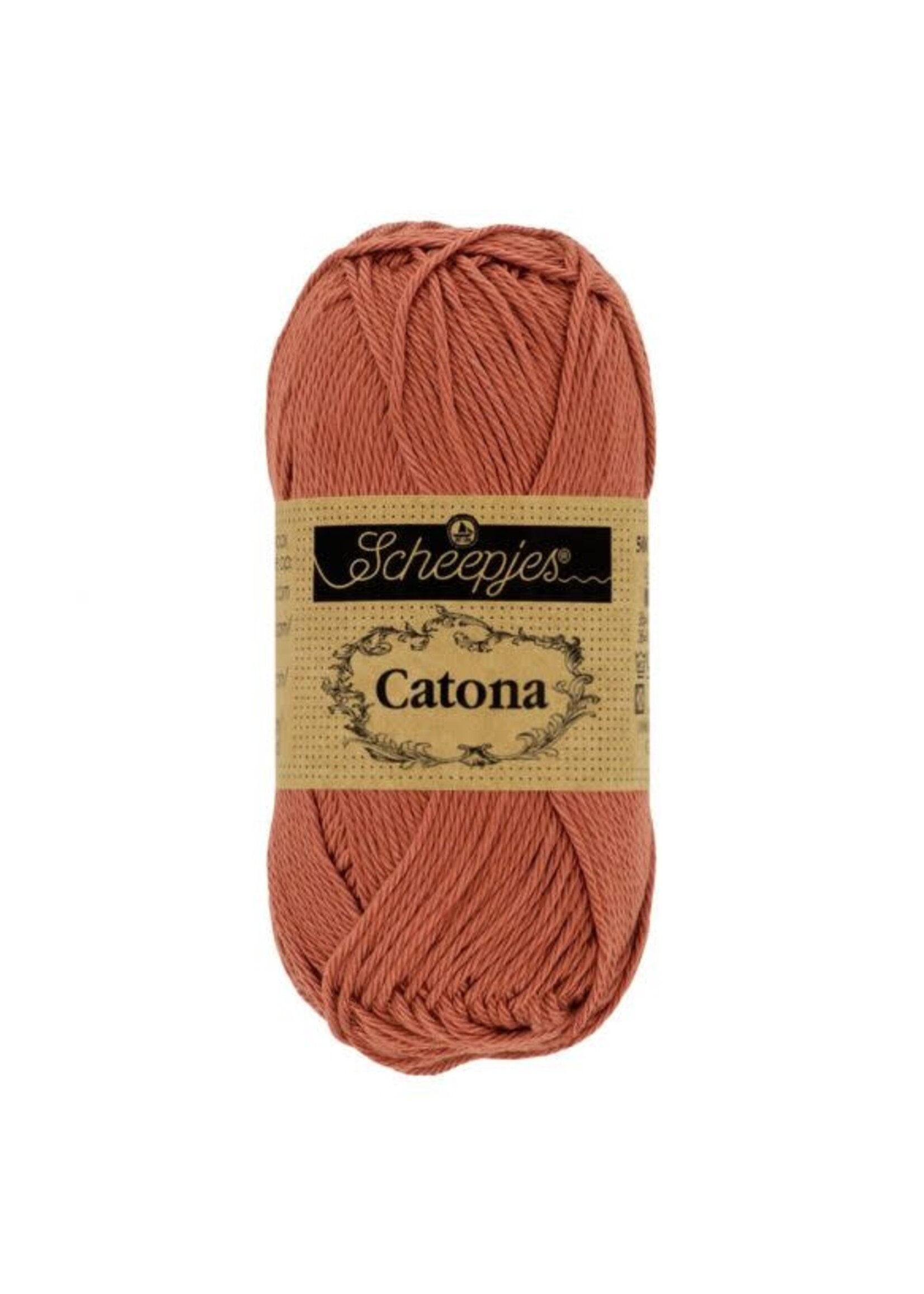 Scheepjes Scheepjes - Catona 50 gram Brick Red (Bruin, Rood)
