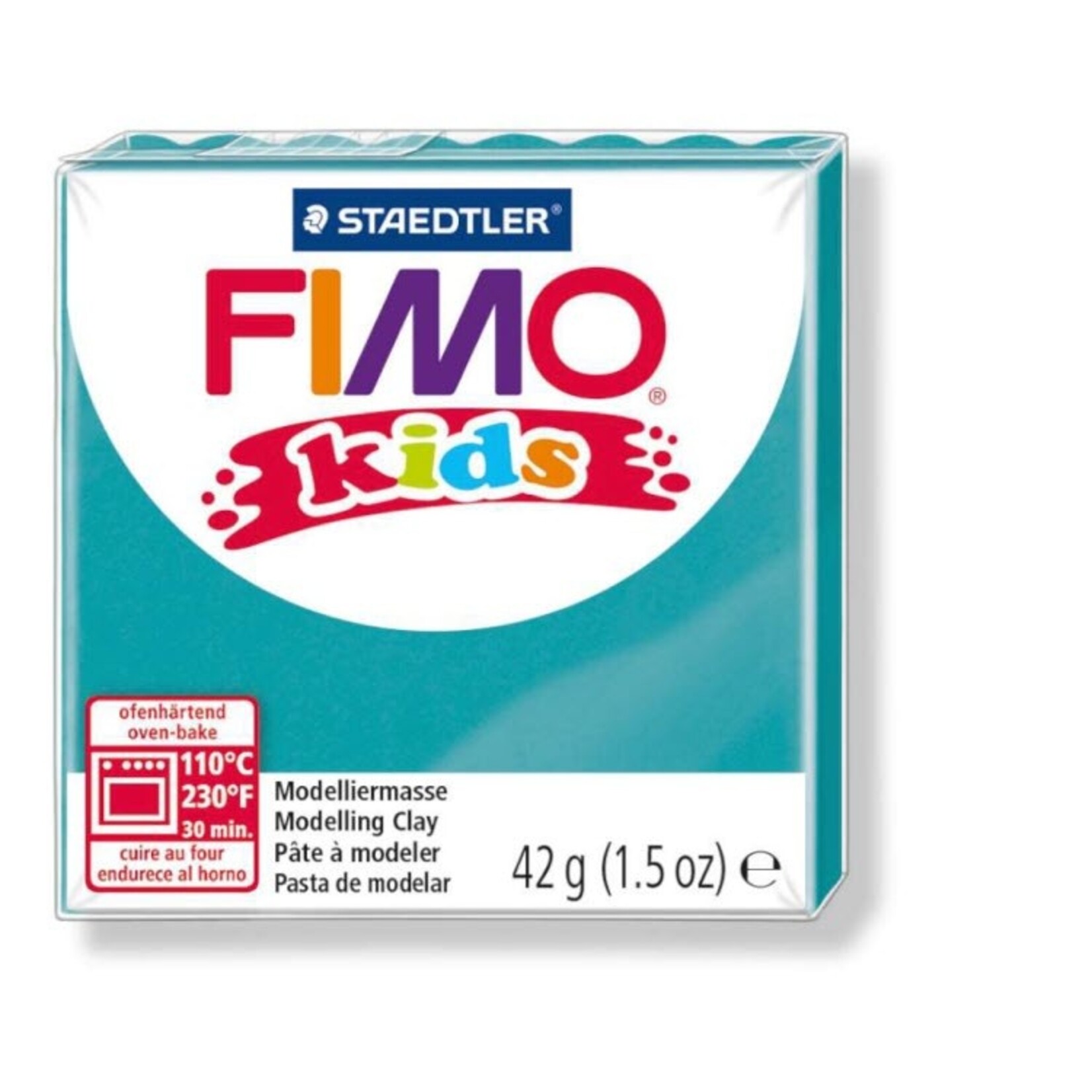 Fimo Fimo - Kids boetseerklei 42 gram Turkoois