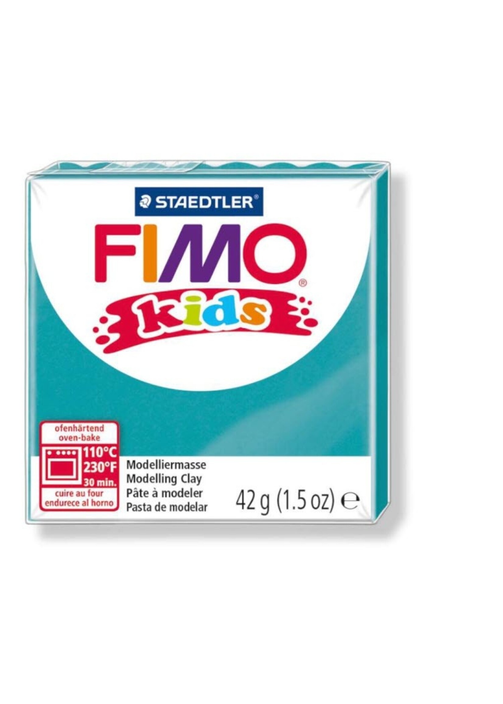 Fimo Fimo - Kids boetseerklei 42 gram Turkoois
