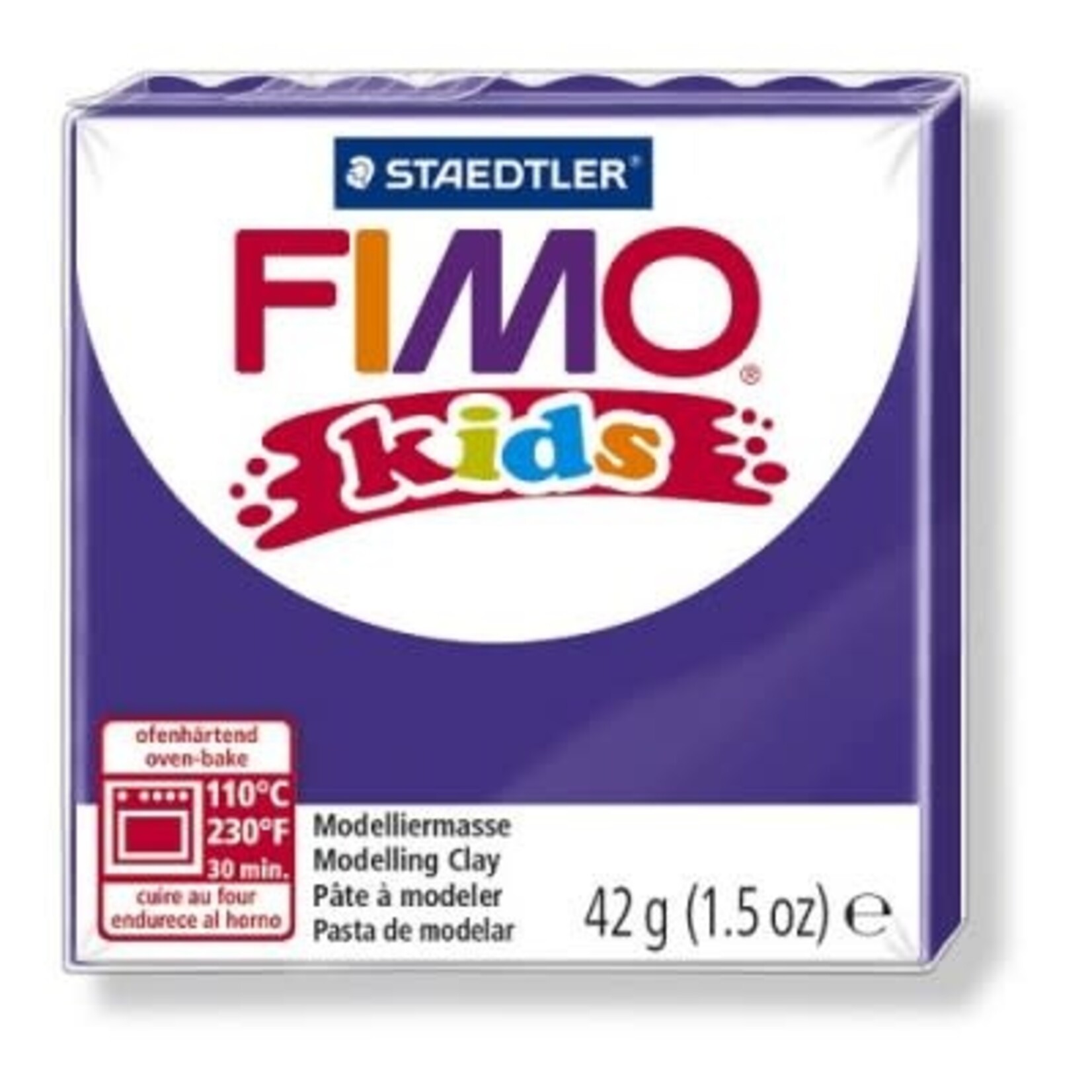 Fimo Fimo - Kids boetseerklei 42 gram Lila
