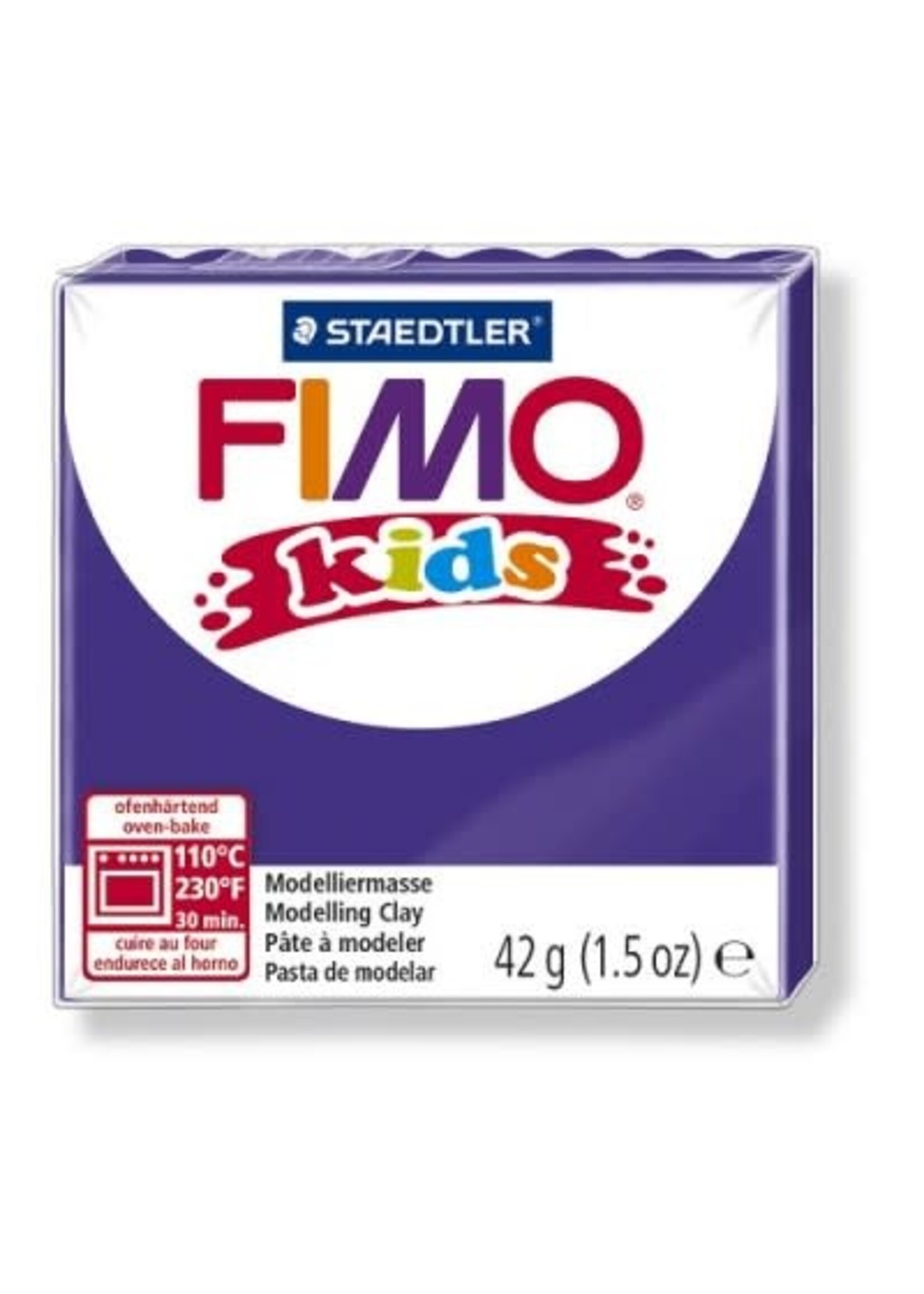 Fimo Fimo - Kids boetseerklei 42 gram Lila