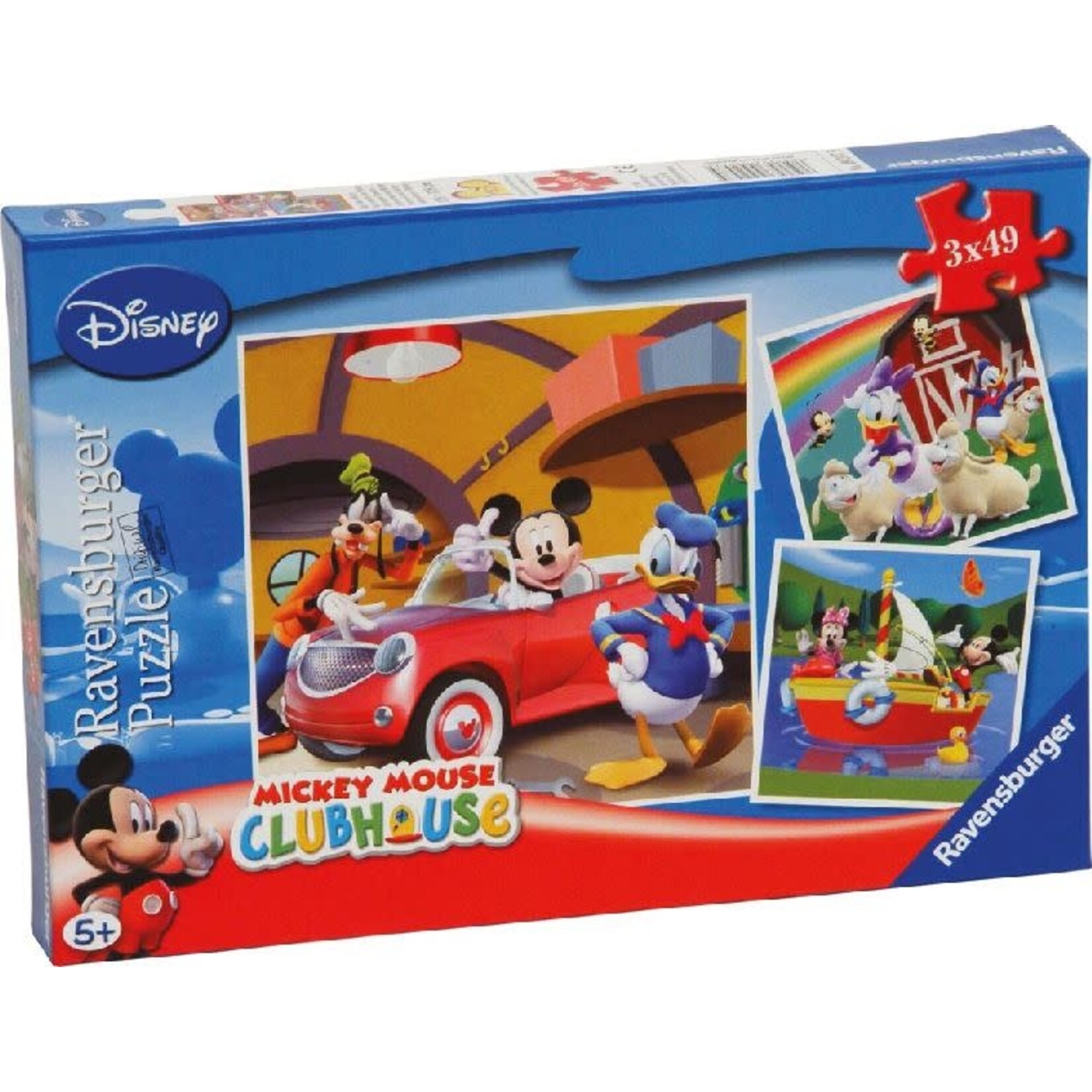 Ravensburger Ravensburger puzzel Disney - Iedereen houdt van Mickey (3x 49 stukjes)