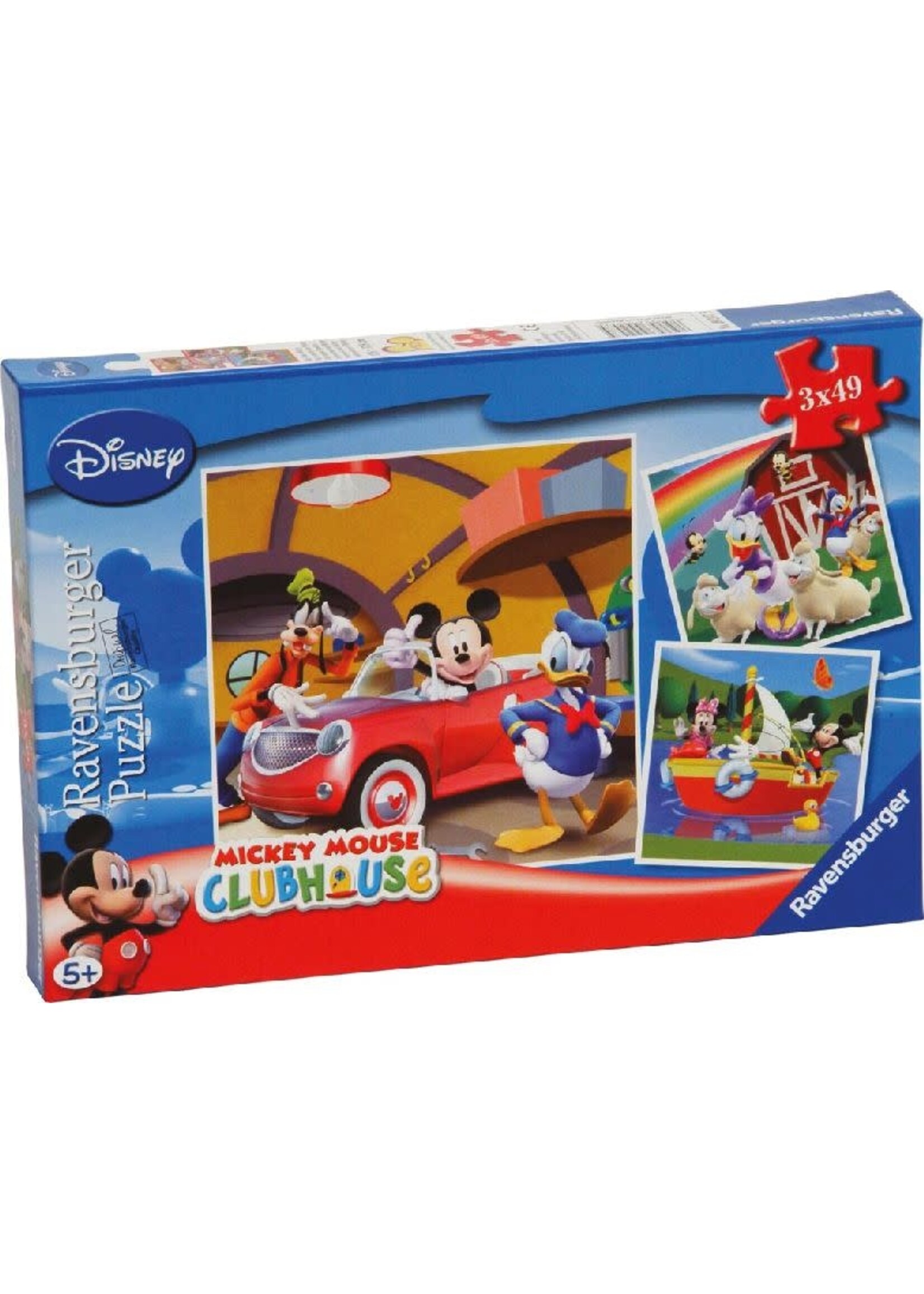 Ravensburger Ravensburger puzzel Disney - Iedereen houdt van Mickey (3x 49 stukjes)