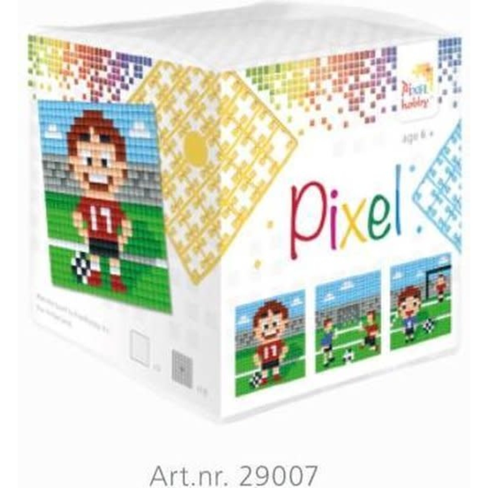 Pixel Pixelhobby - kubus set - Voetbal