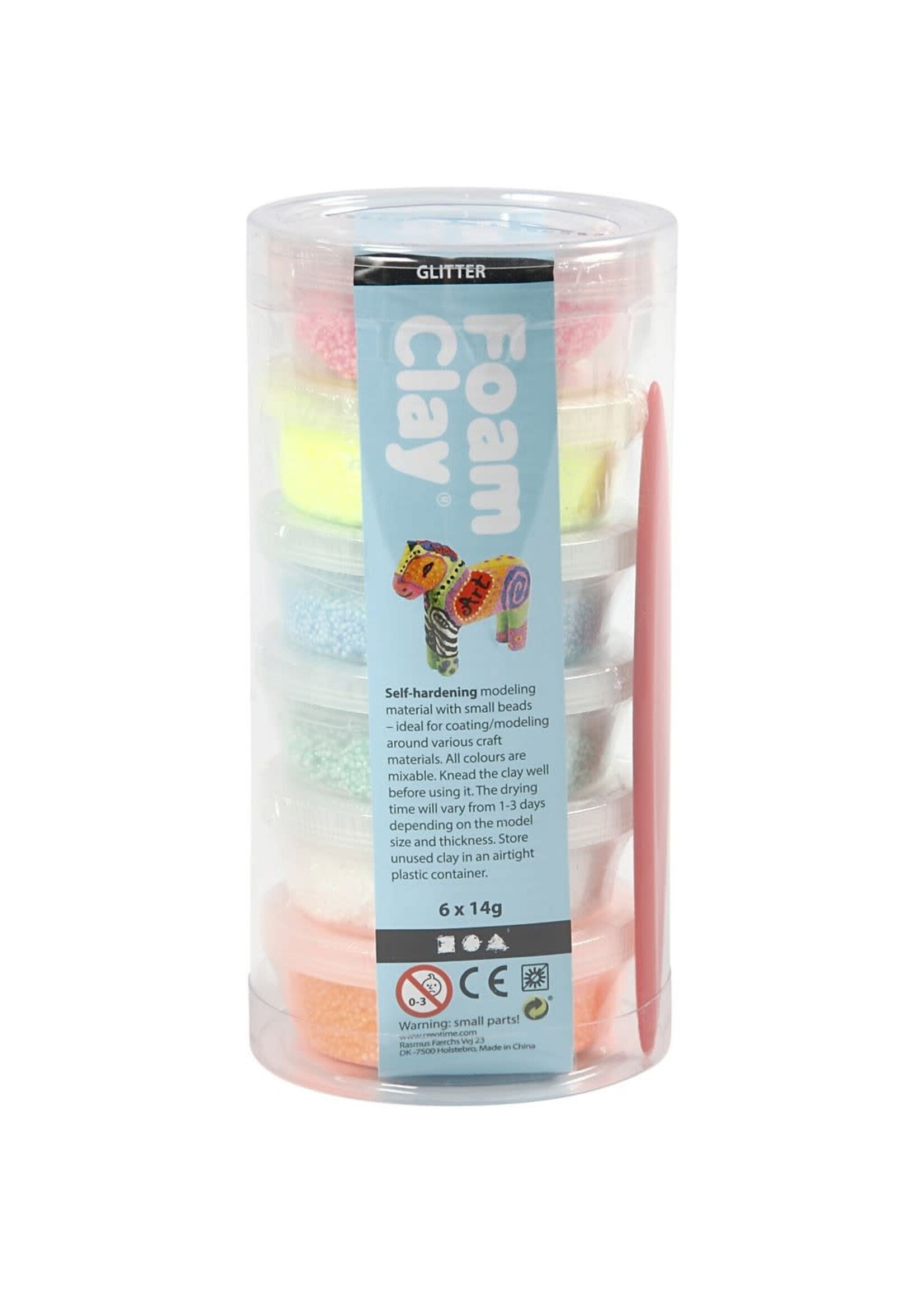 Foam Clay Foam Clay - Glitter (6 x 14 gram)