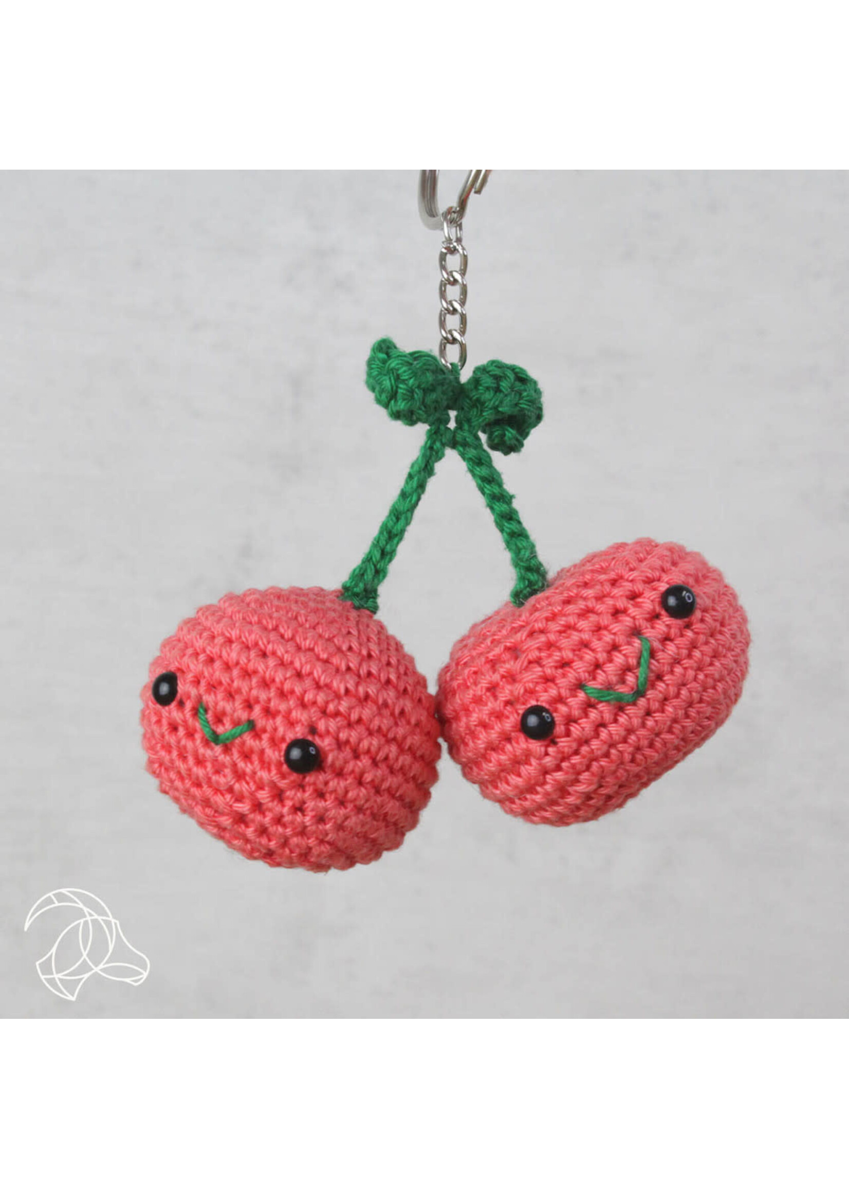 Hardicraft Hardicraft - haakpakket Kersen sleutelhanger