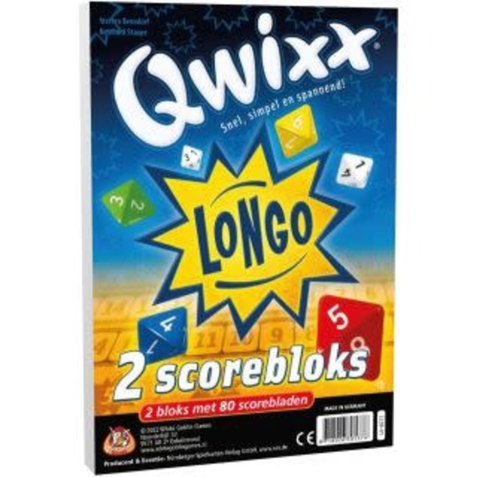 WhiteGoblinGames WGG Qwixx Longo (2 scorebloks)