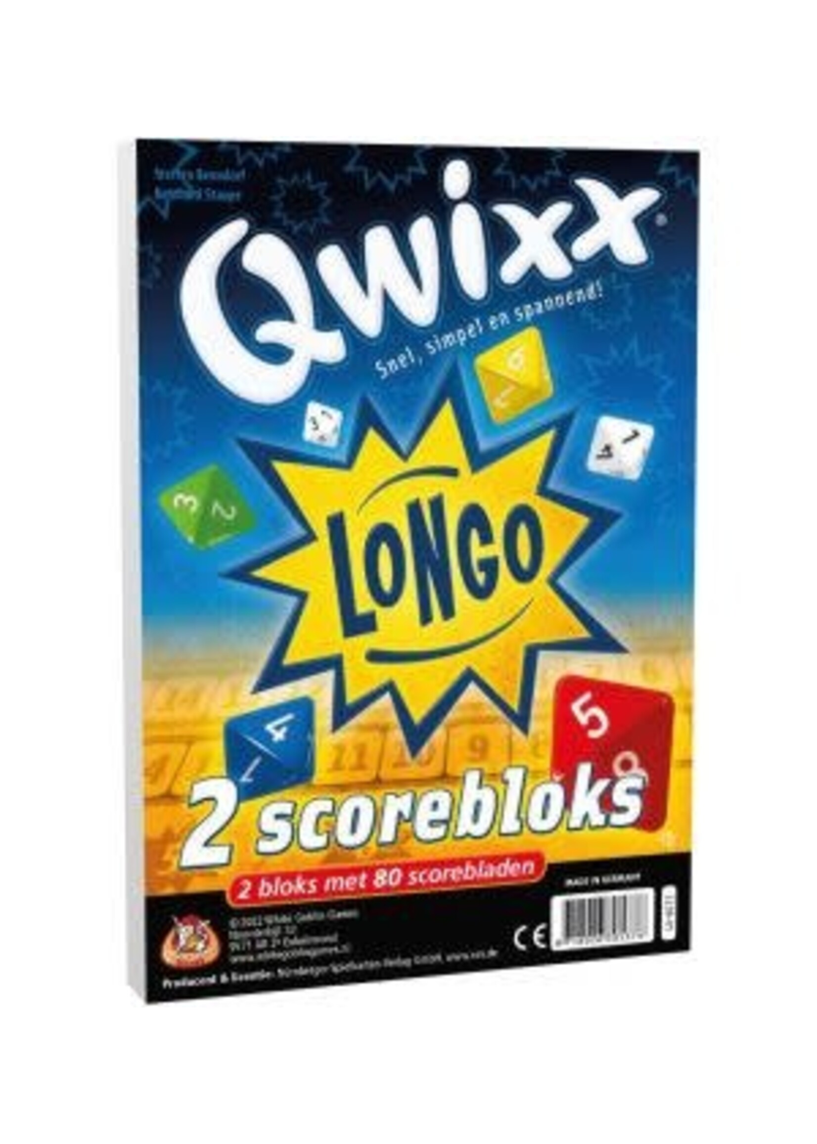 WhiteGoblinGames WGG Qwixx Longo (2 scorebloks)