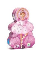 Djeco Djeco 7227 Silhouet puzzel - De ballerina met de bloem 36 stukjes