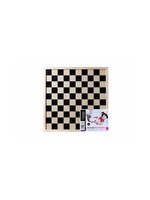 Longfield games Longfield schaakbord/dambord 40x40cm.