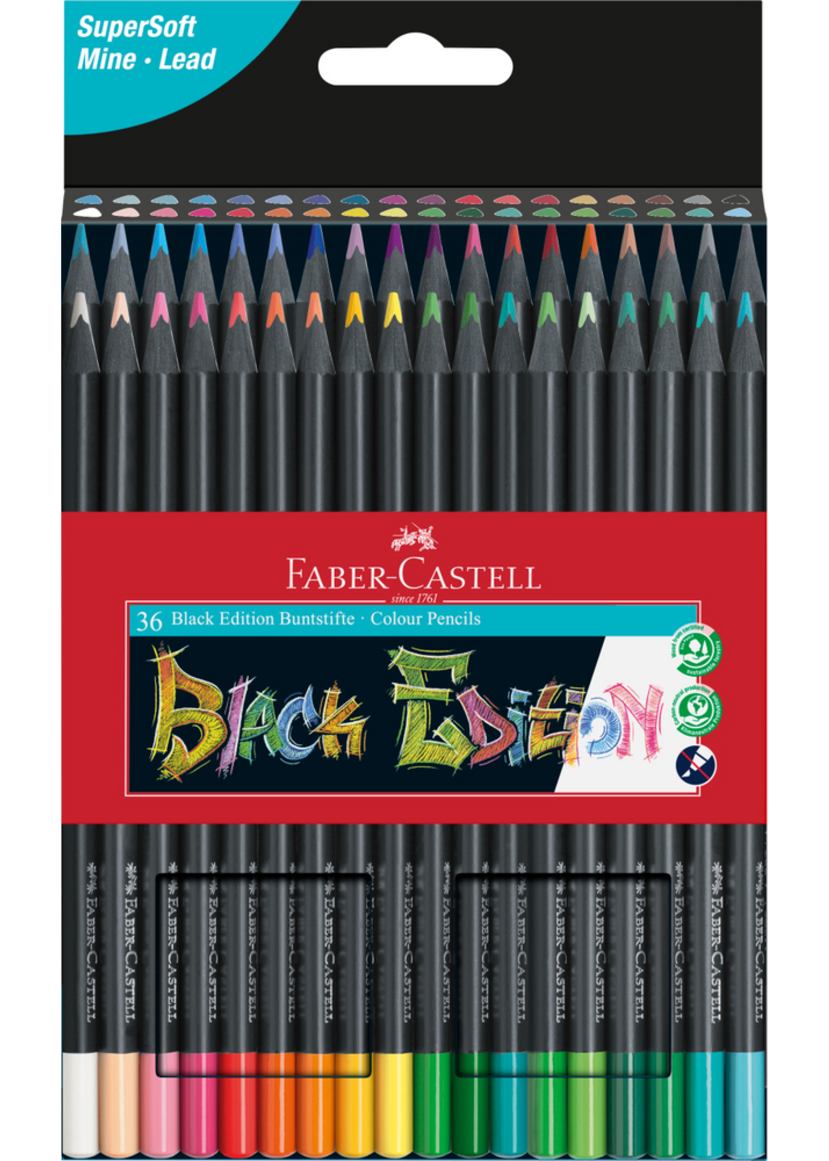 Faber-Castell Faber-Castell Kleurpotlood Black Edition (36 stuks)
