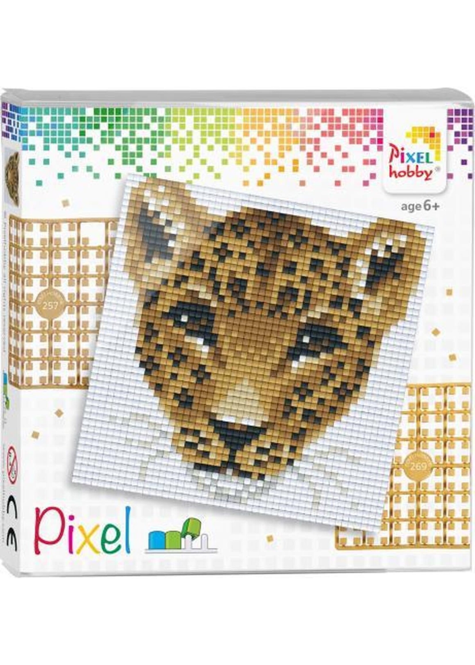 Pixel Pixelhobby - set - Luipaard (4 kleine platen)