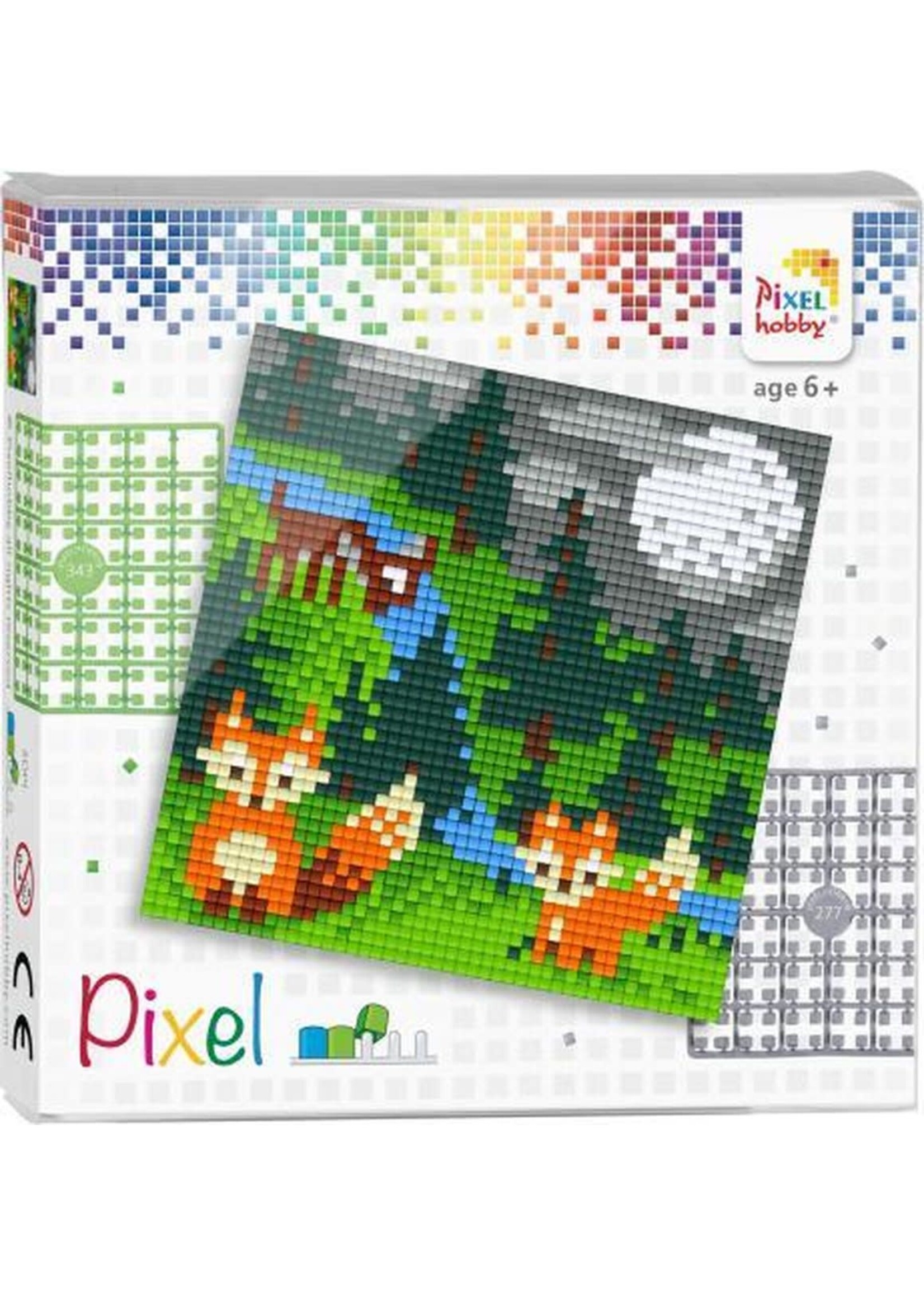 Pixel Pixelhobby - set - Bos (4 kleine platen)
