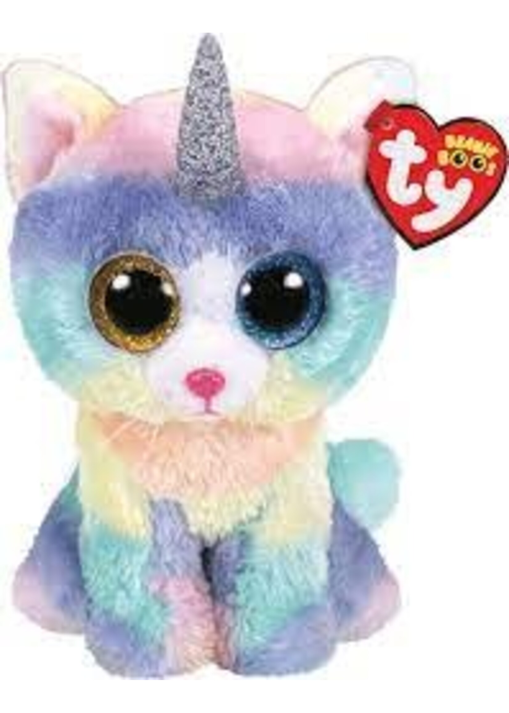 Ty Ty Beanie Boo's Heather Cat 15cm