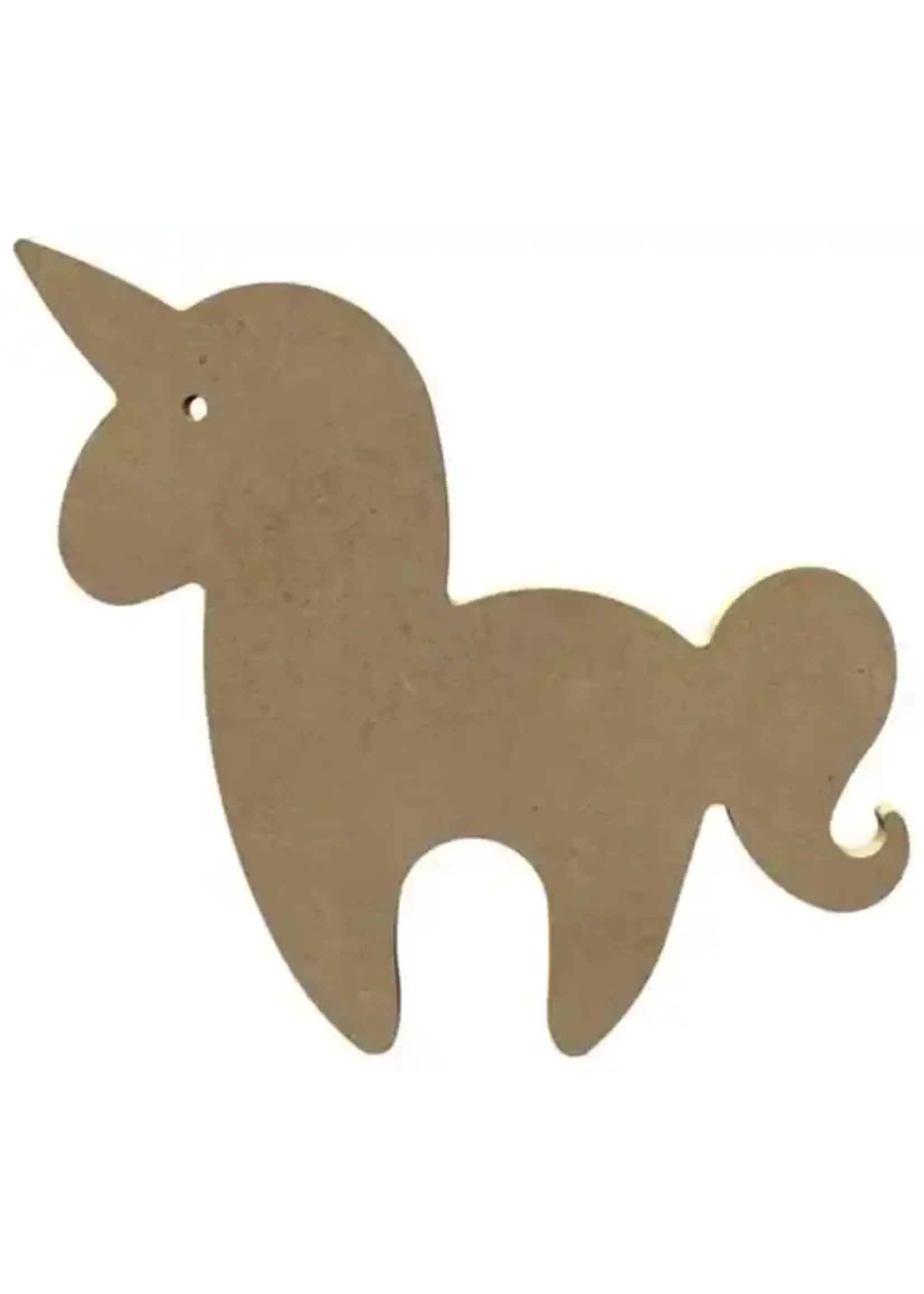 Gomille MDF Figuur - Eenhoorn