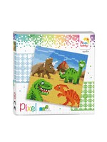 Pixel Pixelhobby - set - Dinosaurus (4 kleine platen)