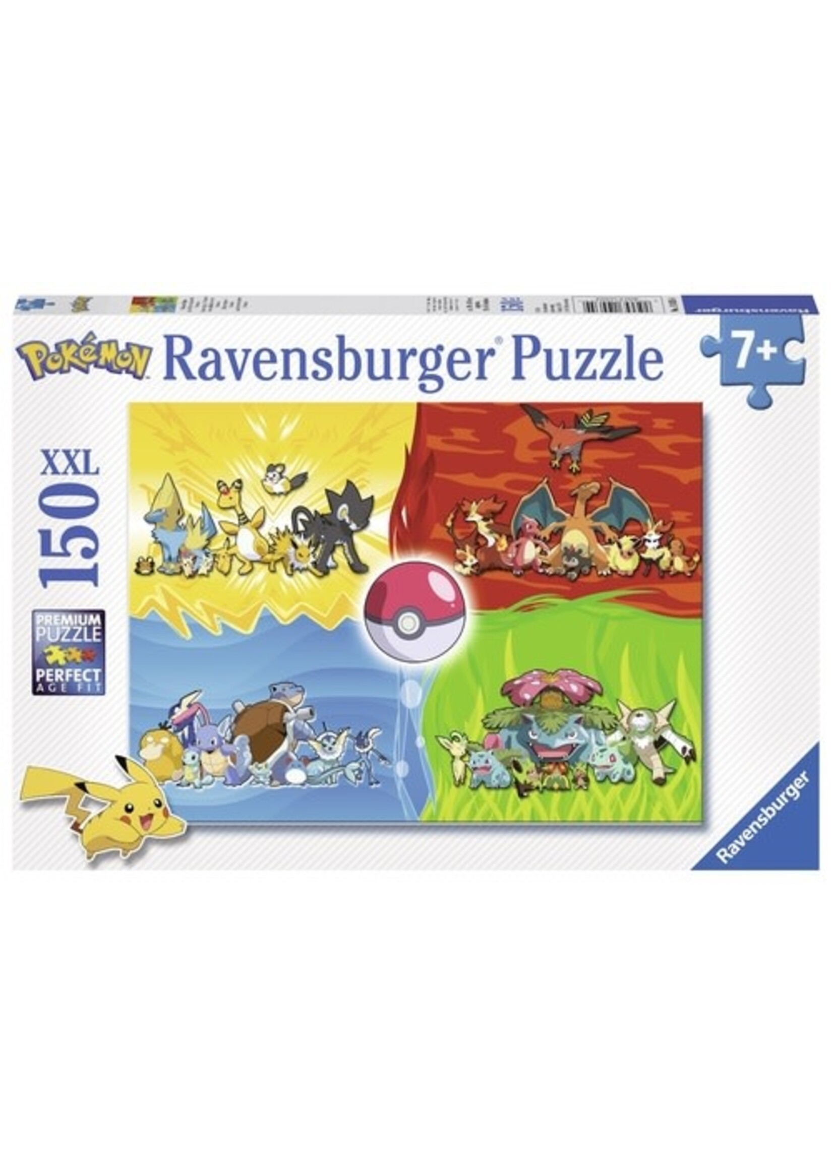 Ravensburger Ravensburger puzzel Verschillende soorten Pokémon (150 XXL stukjes)