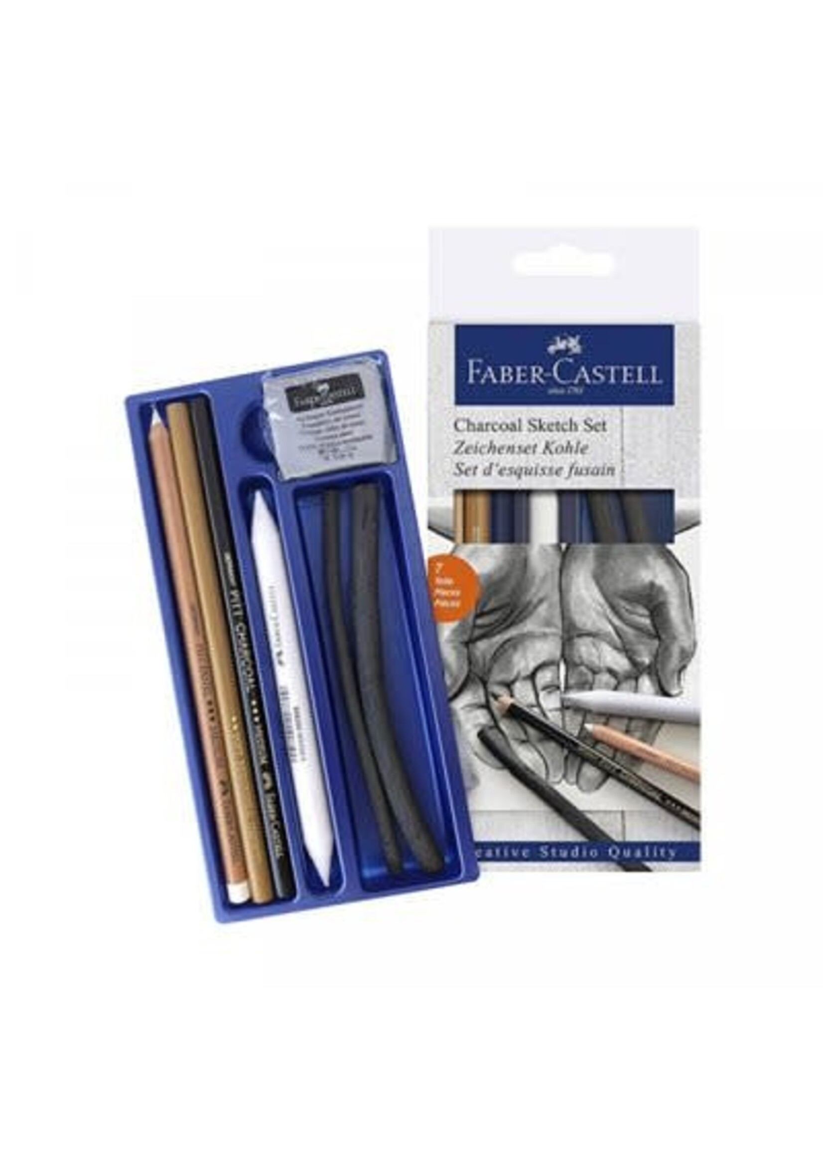 Faber-Castell Faber-Castell Houtskoolset (7-delig)