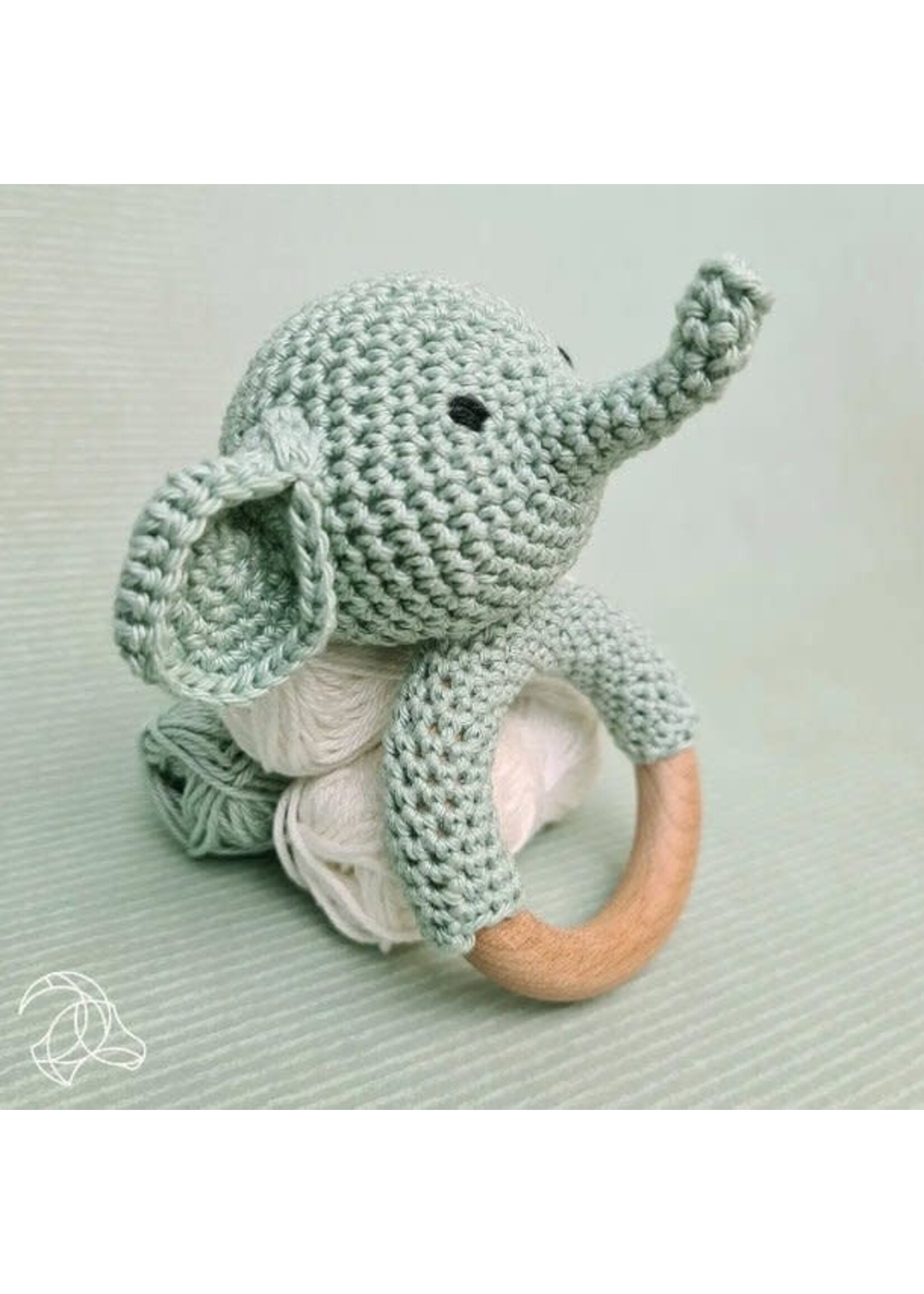 Hardicraft Hardicraft - haakpakket rammelaar Olifant (12 cm)