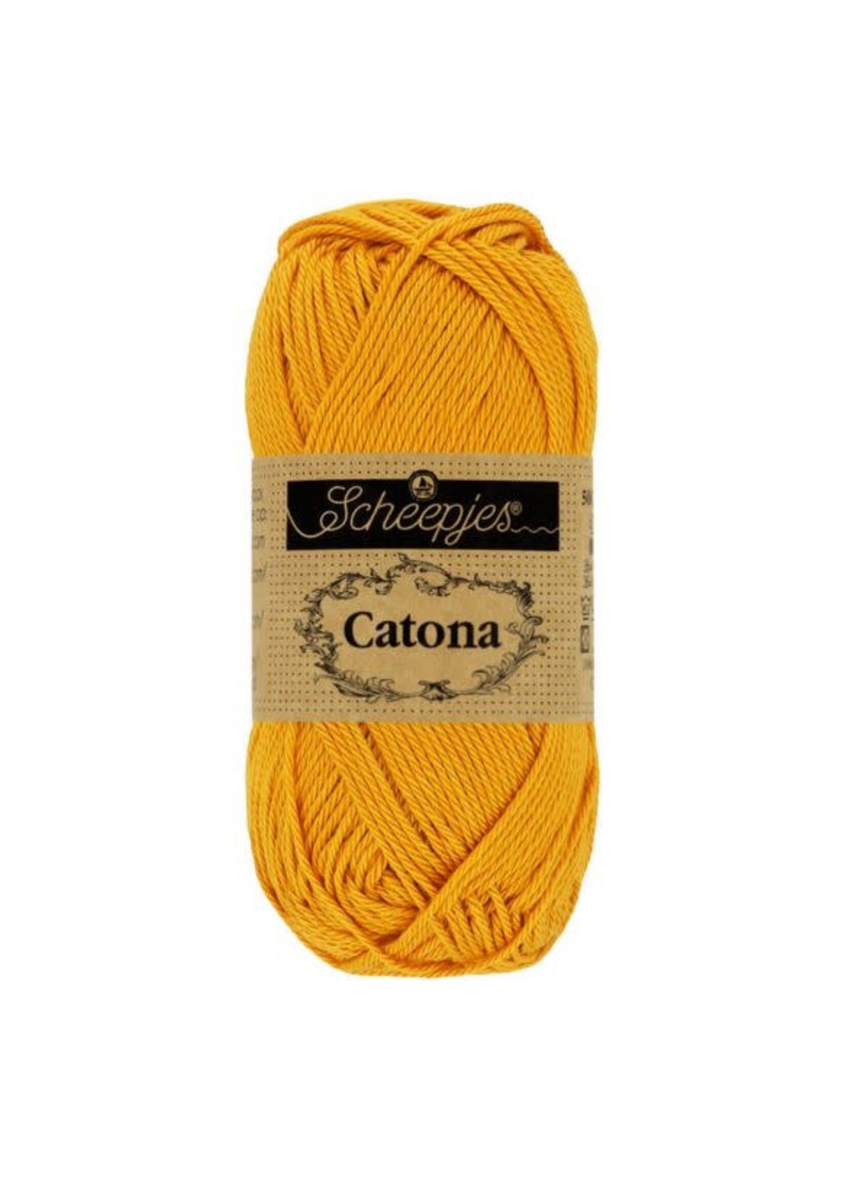 Scheepjes Scheepjes - Catona 50 gram Saffron (Geel/Oranje)
