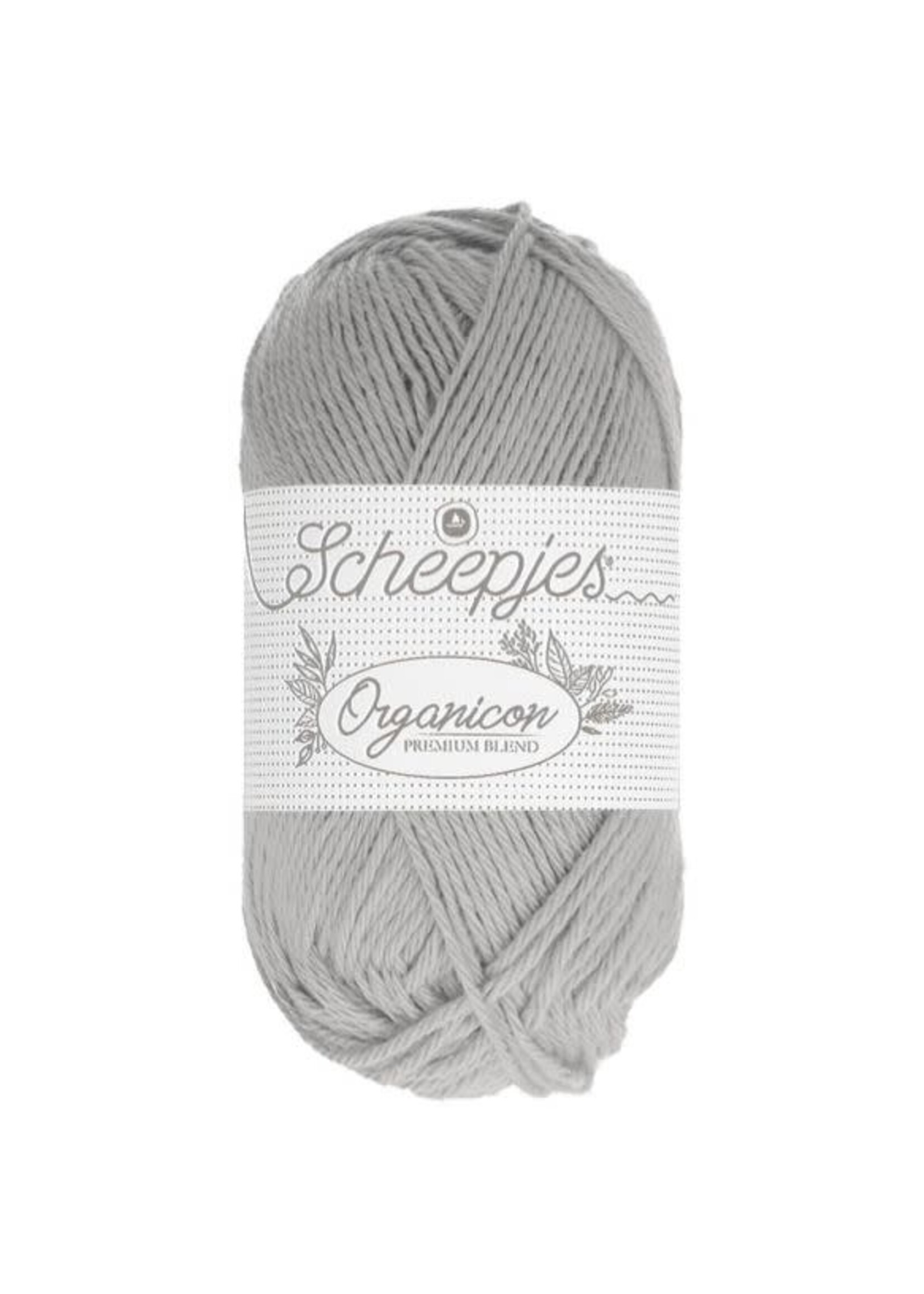 Scheepjes Scheepjes - Organicon 50 gram Frosted Silver (Grijs)