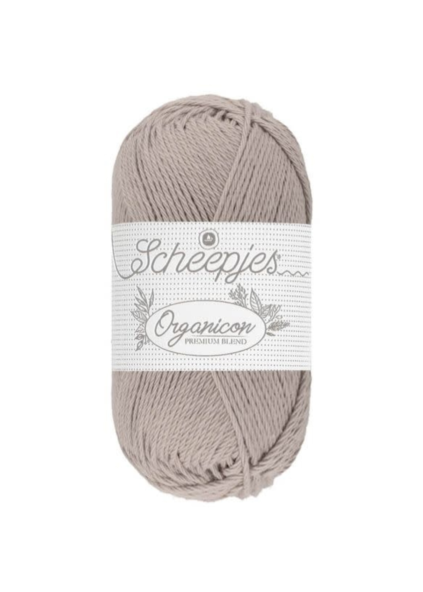 Scheepjes Scheepjes - Organicon 50 gram Ashen Mink (Grijs 201)