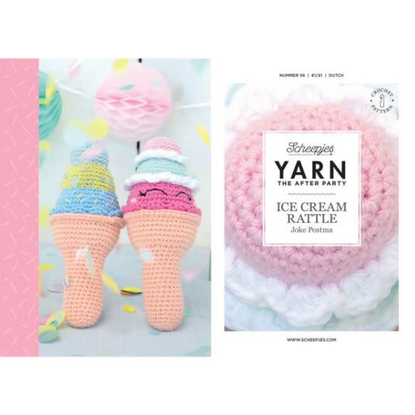 Scheepjes YARN The After Party nr.56 Ice Cream Rattle NL
