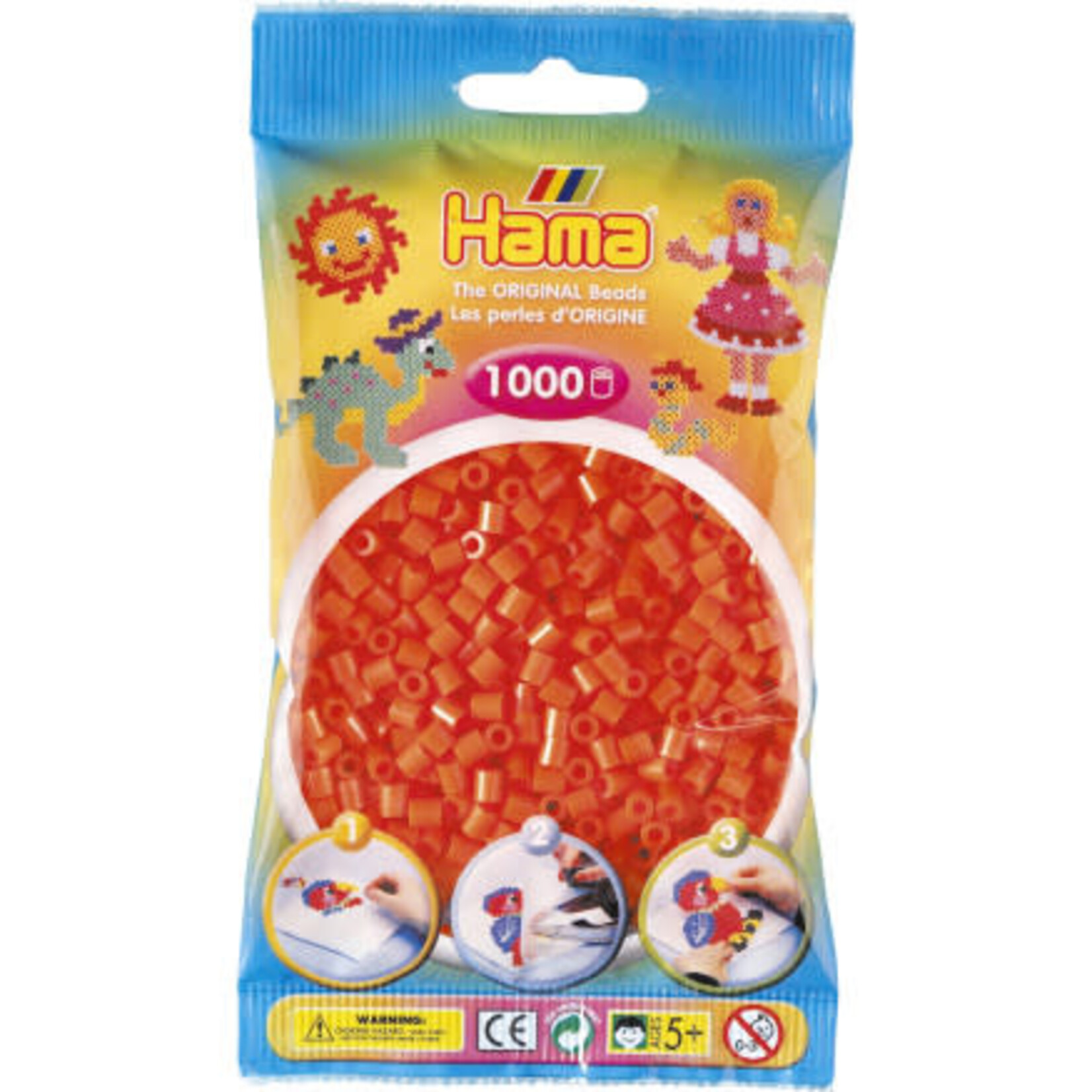 Hama Hama Strijkralen Oranje (1000 kralen)