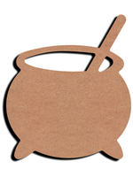 Gomille MDF Figuur - Heksenketel
