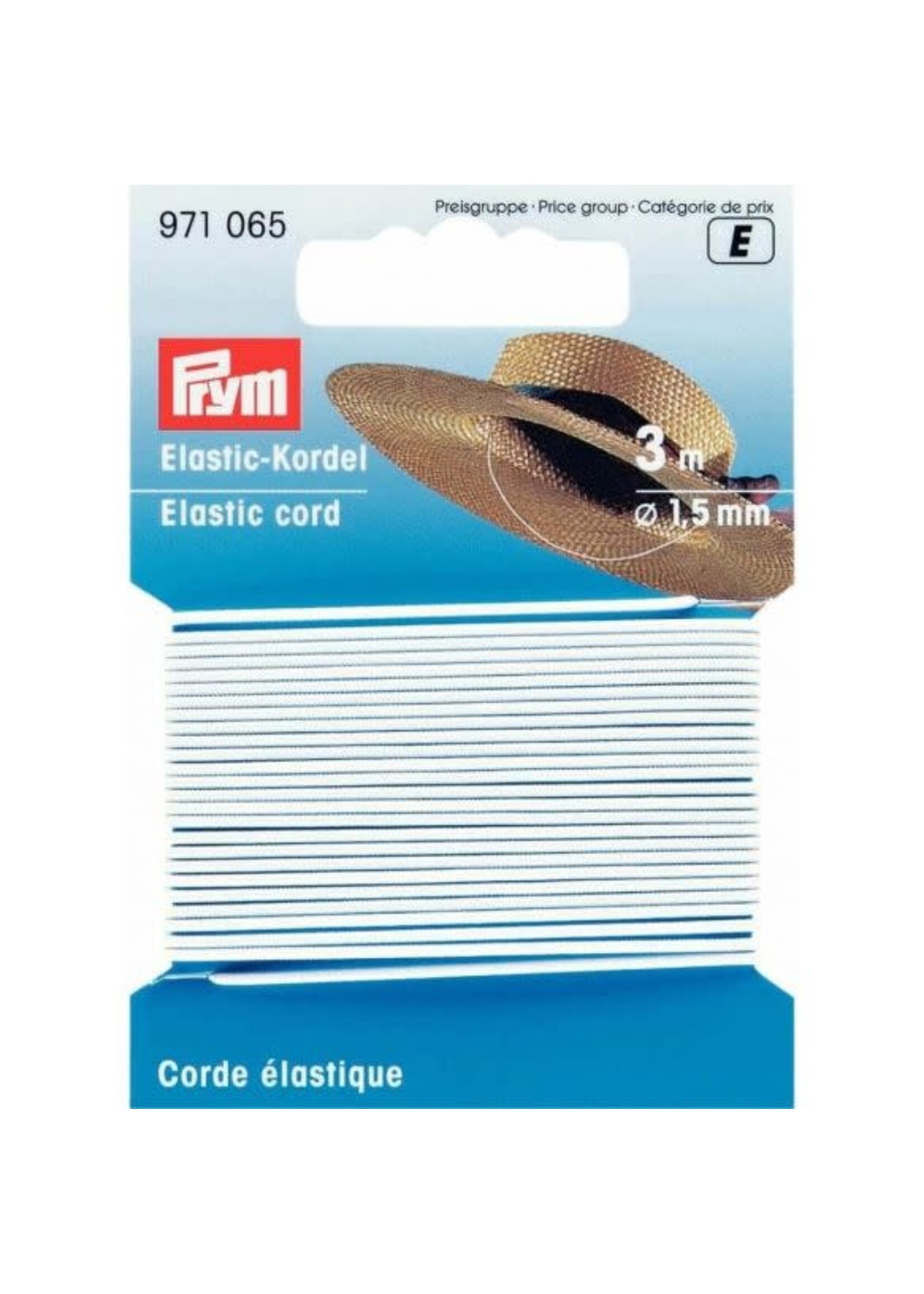 Prym Prym - Elastisch koord - Wit (1.5 mm, 3 meter)