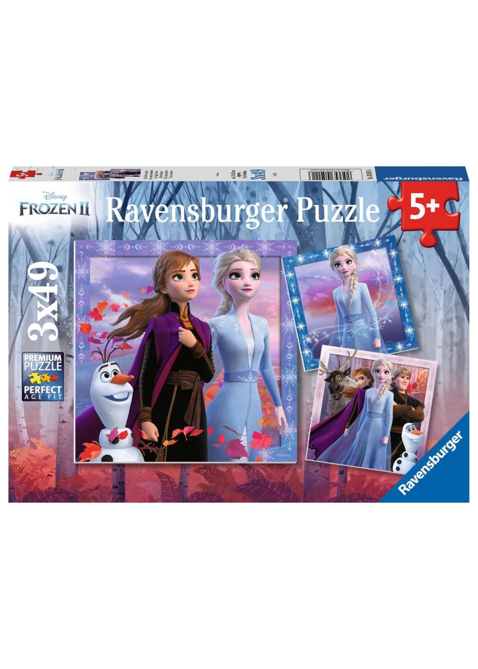 Ravensburger Ravensburger puzzel Frozen II De reis begint (3x49 stukjes)