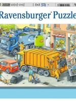 Ravensburger Ravensburger puzzel Vuilniswagen en sleepwagen (2x 24 stukjes)