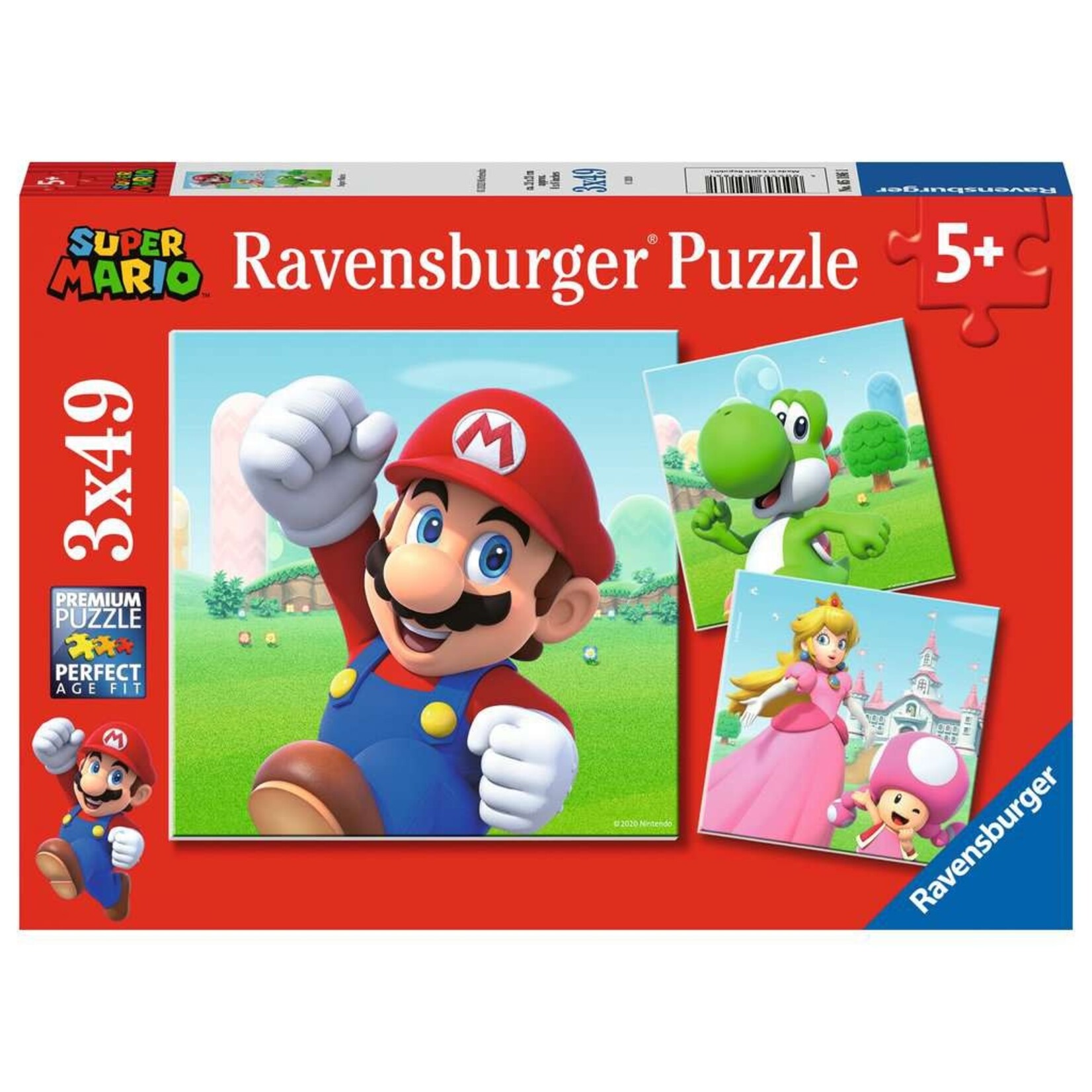 Ravensburger Ravensburger puzzel Super Mario (3 x 49 stukjes)