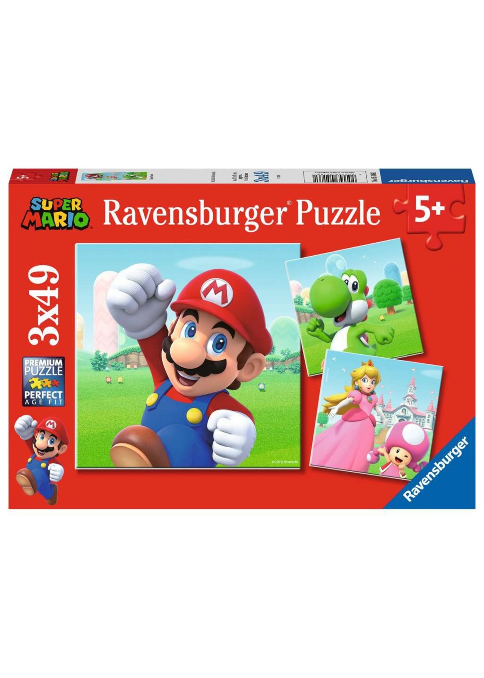 Ravensburger Ravensburger puzzel Super Mario (3 x 49 stukjes)