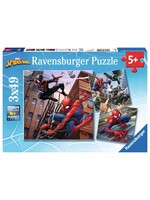 Ravensburger Ravensburger puzzel Spider-man in actie (3x49 stukjes)