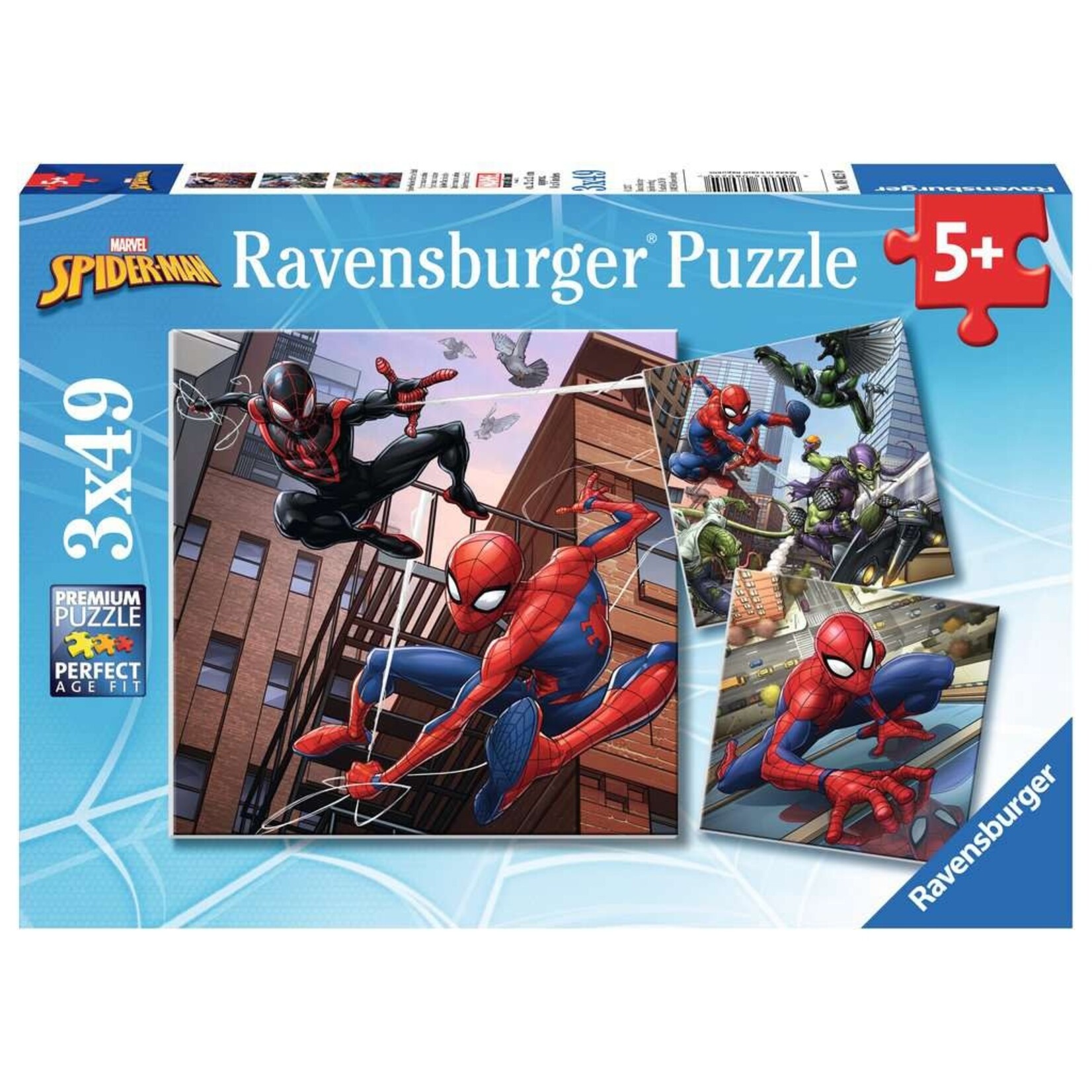 Ravensburger Ravensburger puzzel Spider-man in actie (3x49 stukjes)