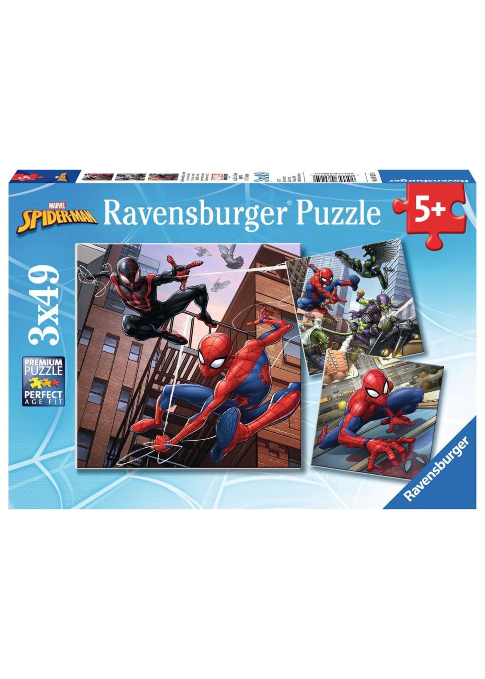 Ravensburger Ravensburger puzzel Spider-man in actie (3x49 stukjes)